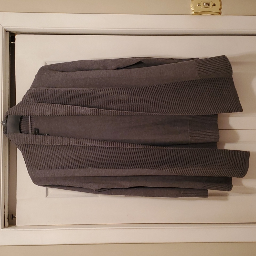 Womens Gray Cardigan Size Medium INC International Concepts
